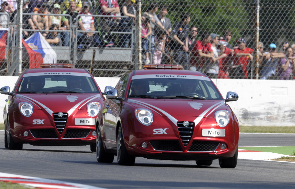 Alfa Romeo Mito als Safety Car bei der Superbike-WM