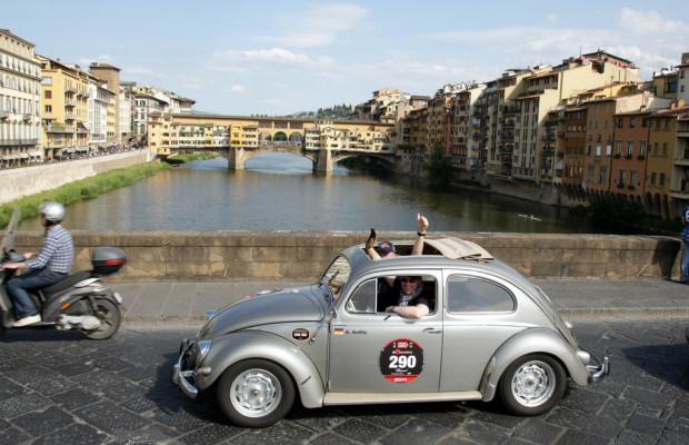 Auch der Käfer startet bei den Classic Days auf Schloss Dyck