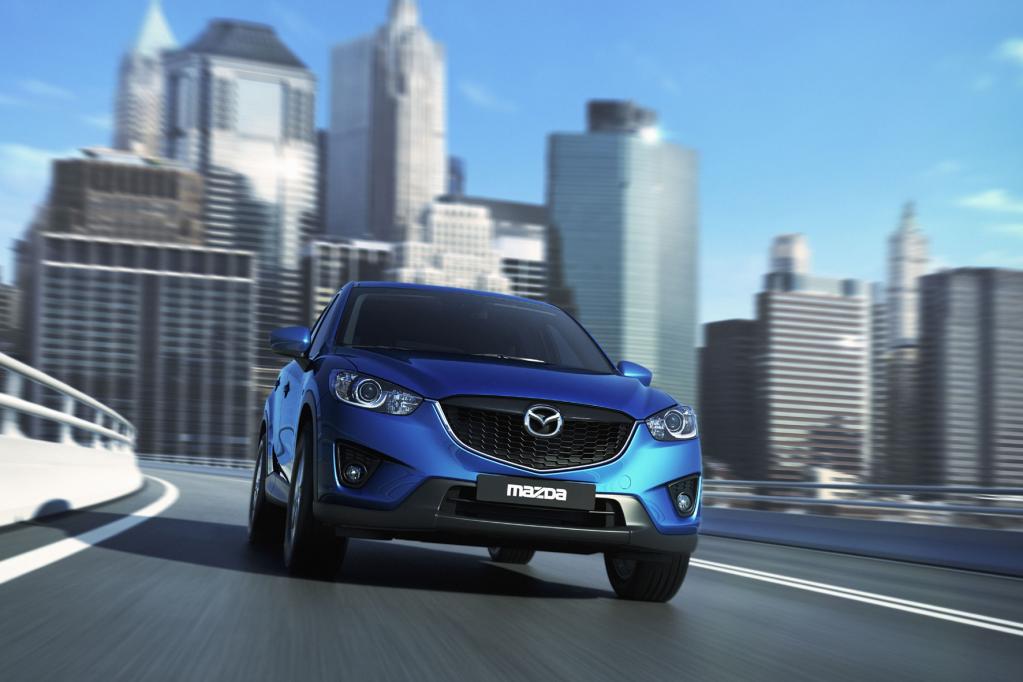 Auf der IAA stellt Mazda dem CX-7 einen kleinen Bruder zur Seite, den hier abgebildeten CX-5. 