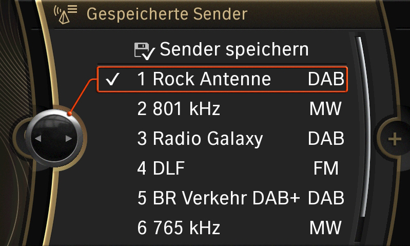 BMW bietet das neue Digitalradio DAB in allen Modellreihen an.