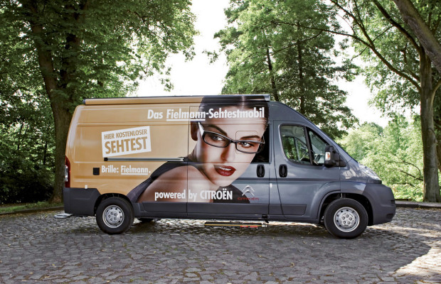 Citroën unterstützt mit einem Jumper kostenlose Sehtests