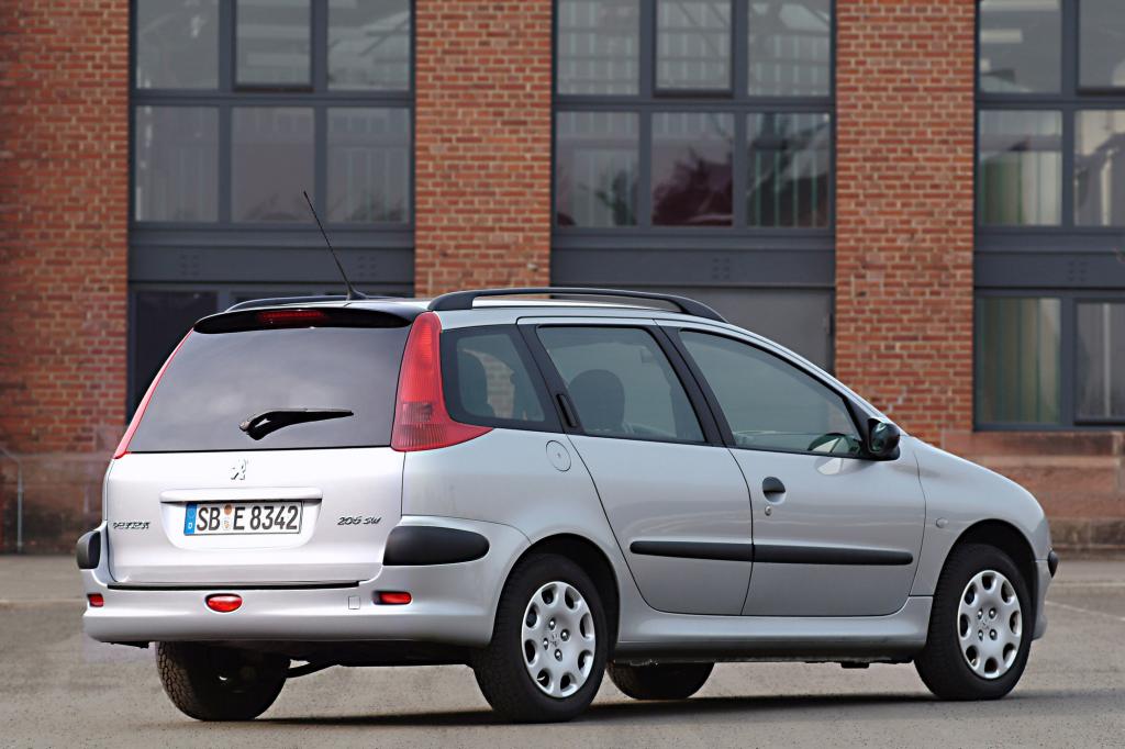 Den Peugeot 206 gab es auch als praktischen Kombi, SW genannt