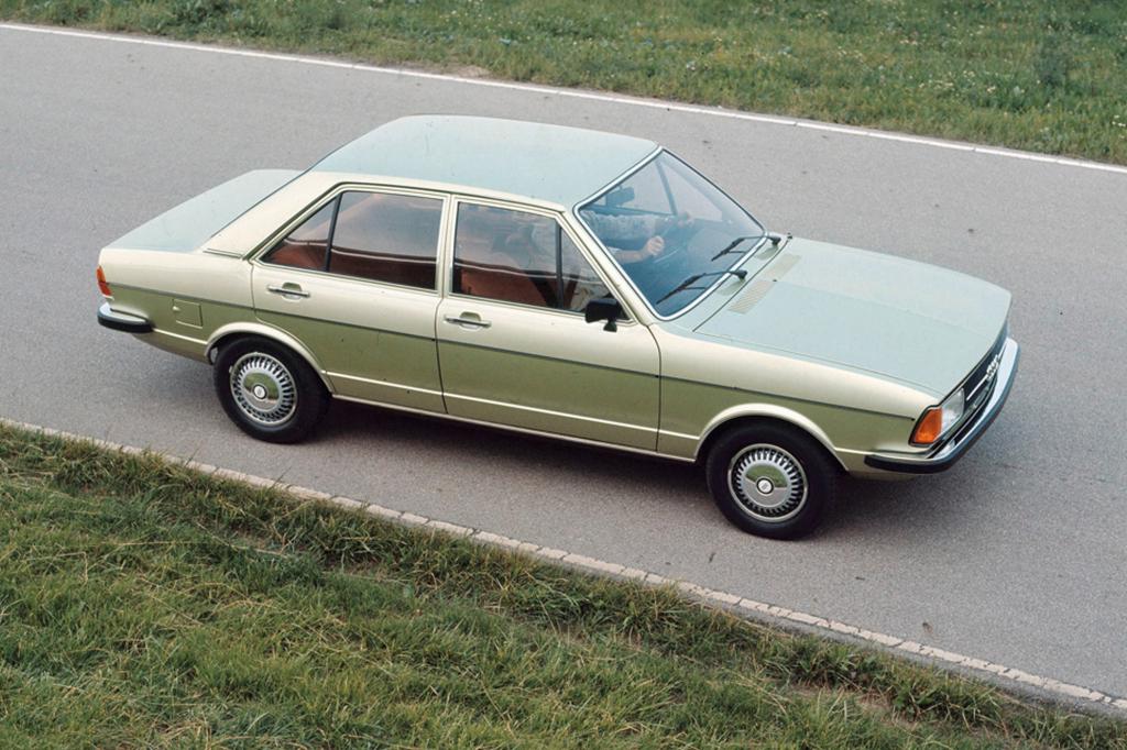 Der Audi 80 im Jahr 1977
