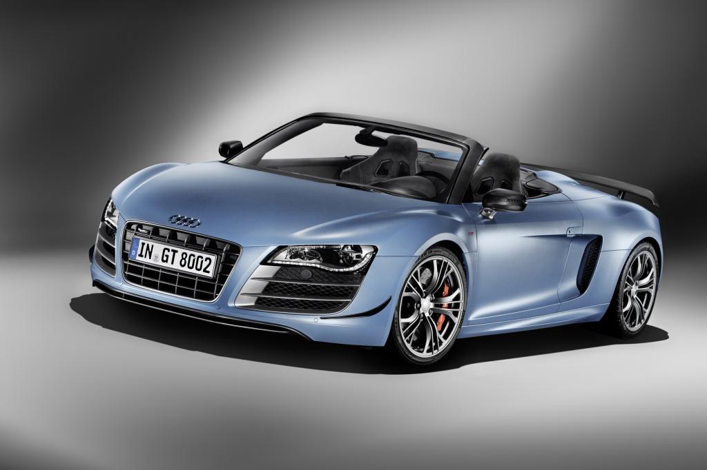 Der Audi R8 GT Sypder ist die Leichtbauversion des V10-Roadsters