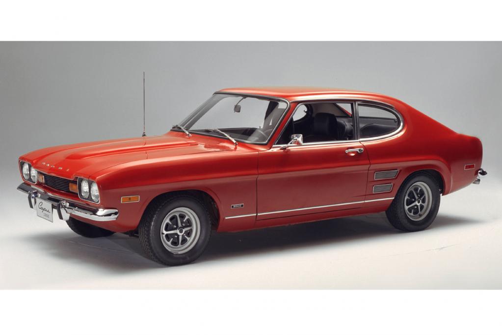 Der Ford Capri von 1969. 