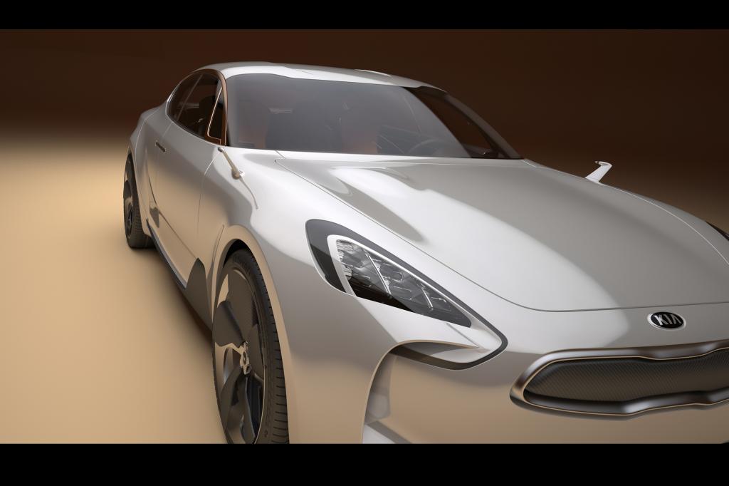 Die viertürige Limousine sieht sehr sportlich aus