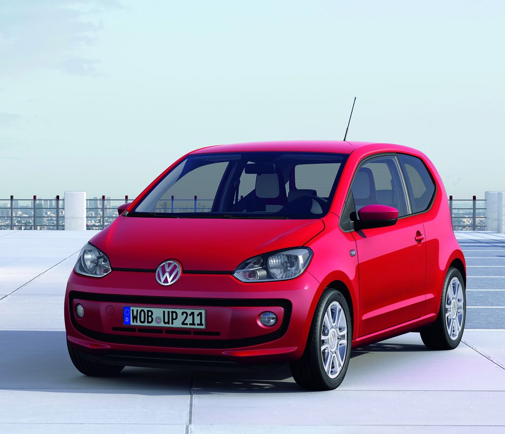 Einer der kleinsten Viersitzer unter den Kleinen: VW Up. 