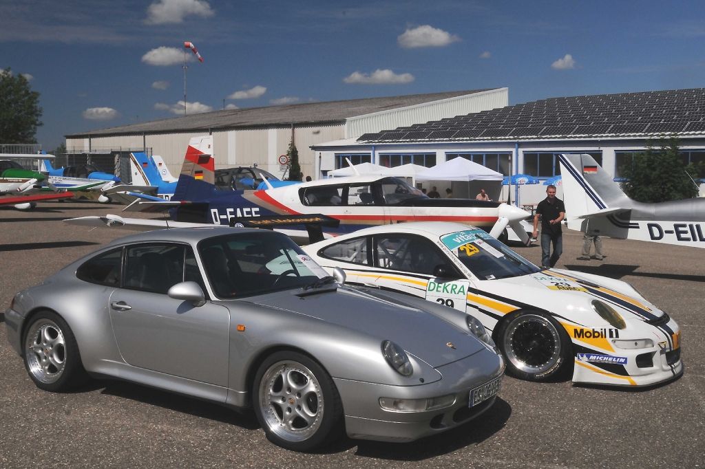 Flug- und Fahrzeuge haben bei Porsche traditionell viel miteinander zu tun. 