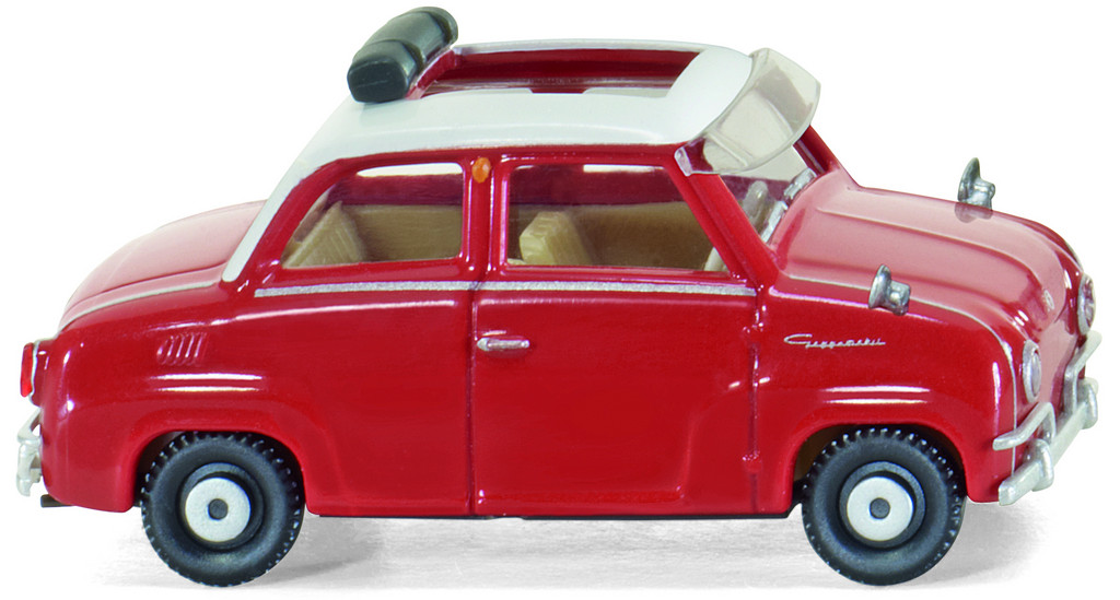 Glas Goggomobil mit Faltdach von Wiking.