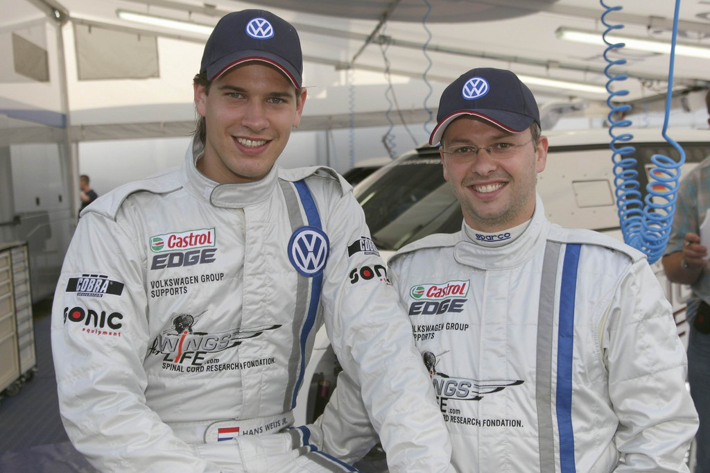 Hans Weijs Jr. und Bjoern Degandt (von links).