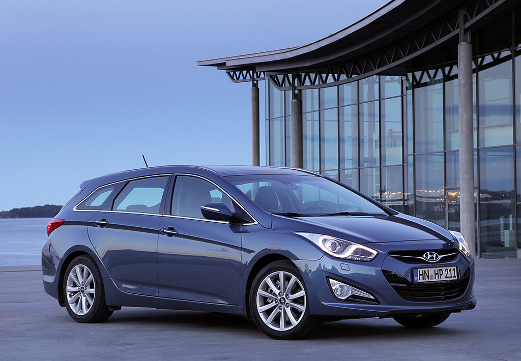 Hyundais neuer i40-Kombi macht schon äußerlich eine gute Figur. 