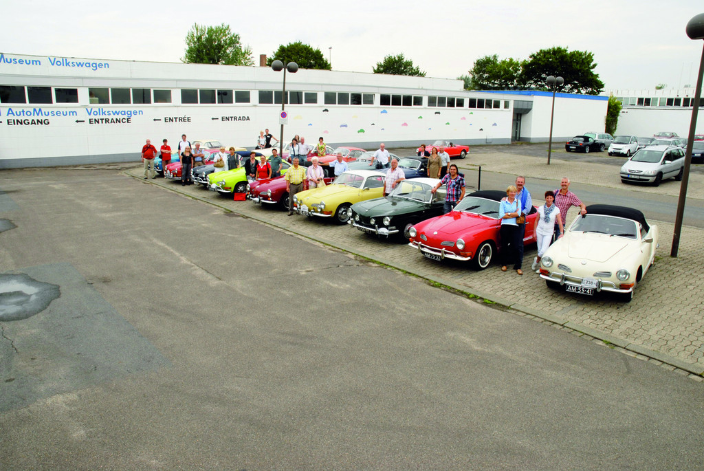 Karmann-Ghia-Club Niederlande zu Gast im VW-Museum