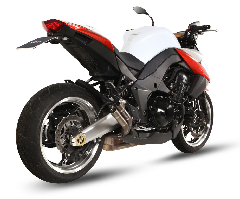 Kawasaki Z 1000 mit Double Gun von MIVV.