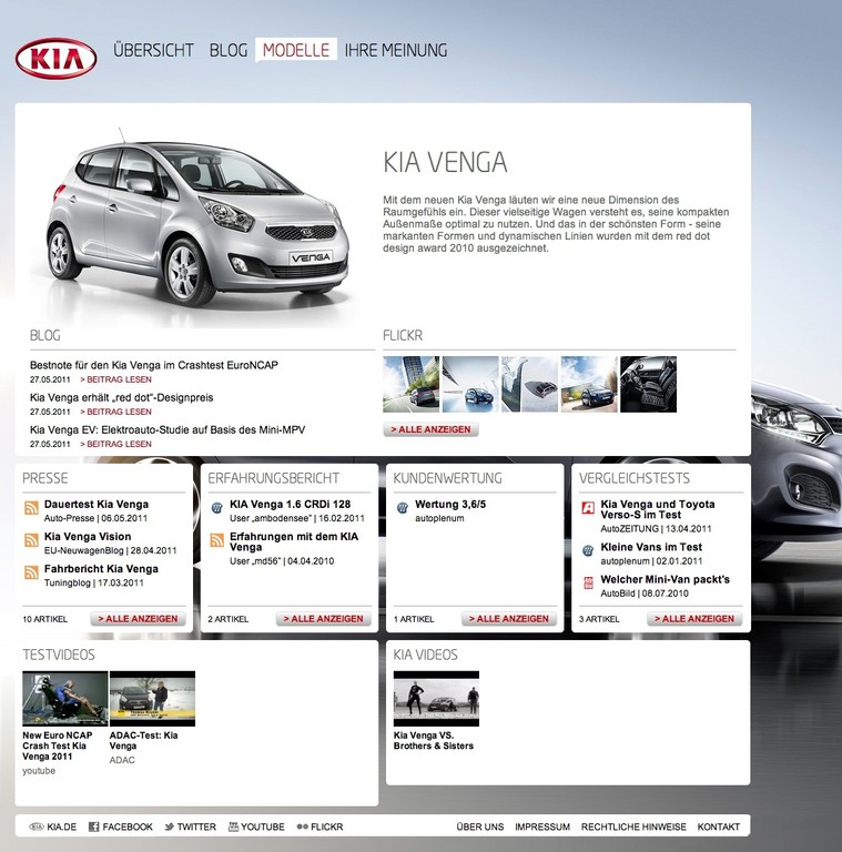 Kia startet offene Medialounge