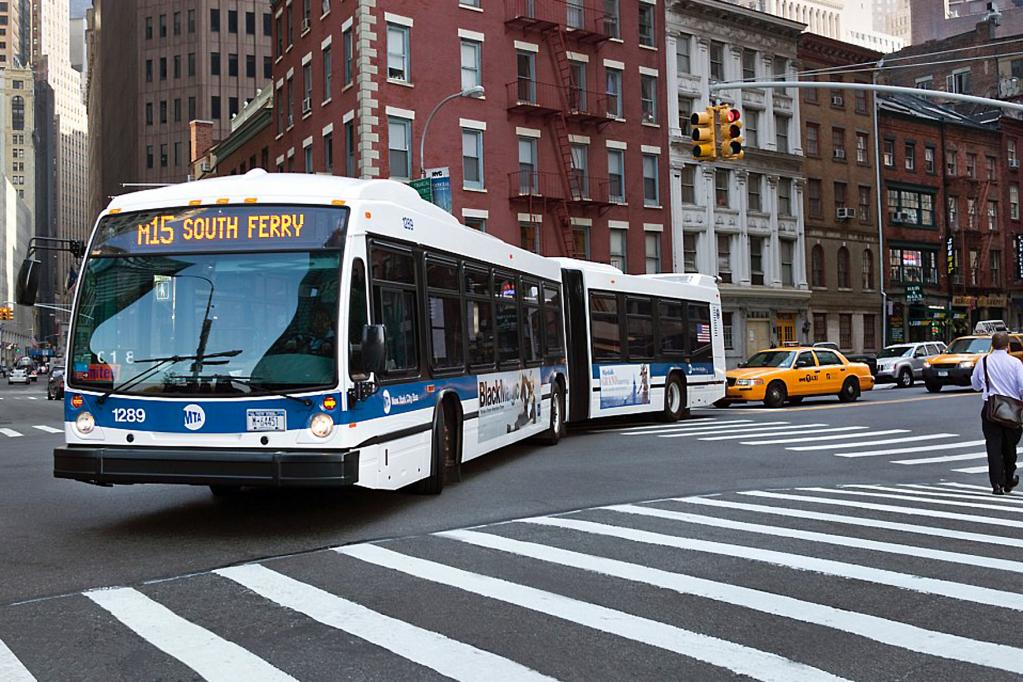 Kommen mit ZF-Technik um die Ecke: Die knapp 330 Niederflur-Gelenkbusse von Nova-Bus, die die New Yorker Verkehrsbetriebe jetzt bestellt haben. 