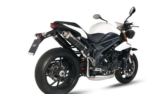 MIVV bietet drei Auspuffanlagen für Triumph Speed Triple