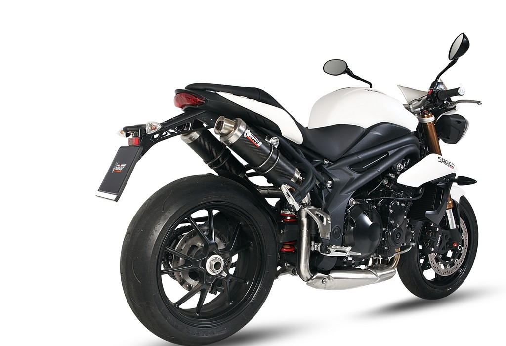 MIVV bietet drei Auspuffanlagen für Triumph Speed Triple