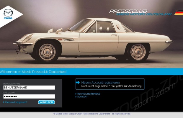 Mazda richtet unmfangreiches Presse-Archiv ein