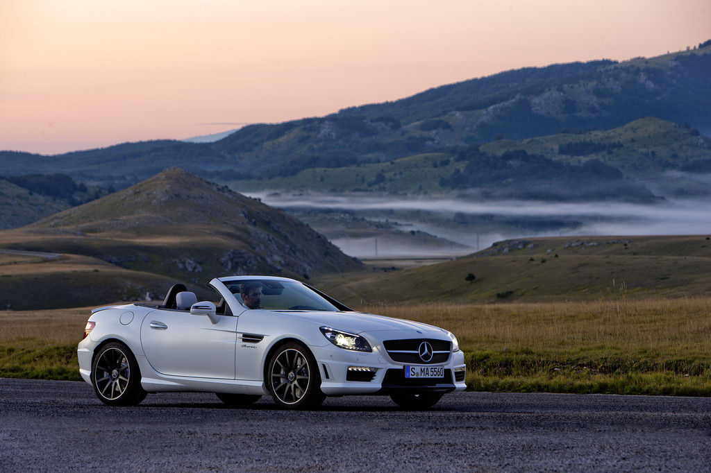 Mercedes-Benz SLK 55 AMG.