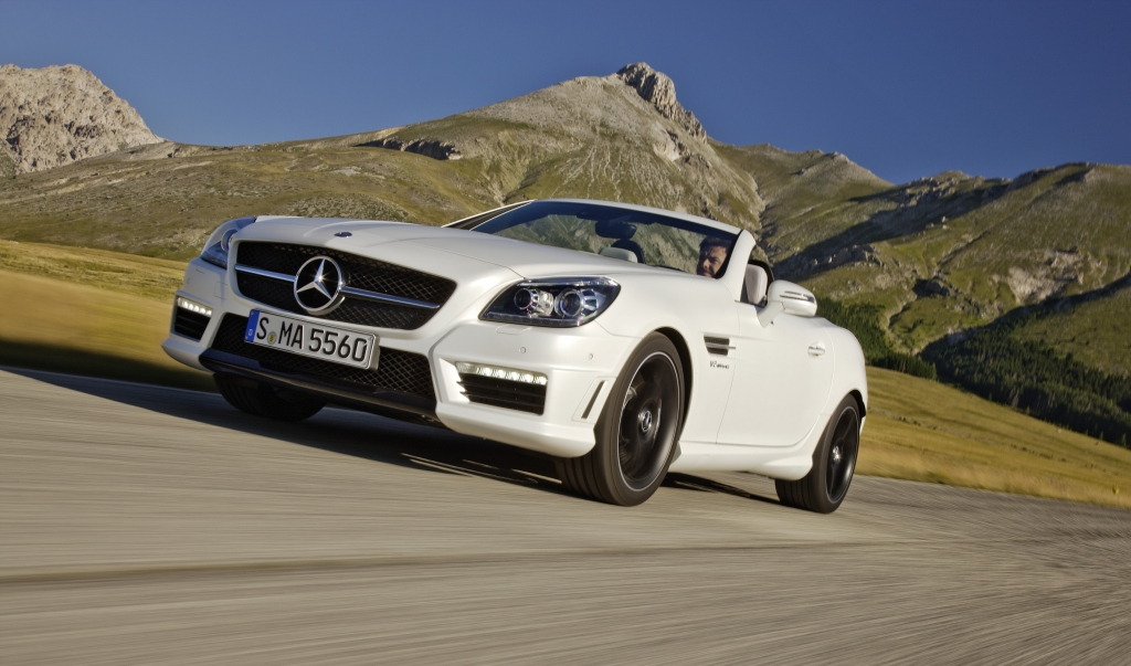 Mercedes-Benz SLK AMG 55 setzt Bestwerte im Segment