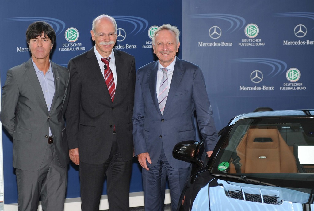 Mercedes-Benz bleibt bis 2018 Generalsponsor des DFB