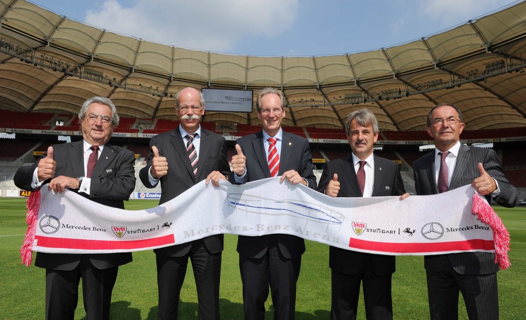 Mercedes-Benz bleibt exklusiver Automobilpartner des VfB Stuttgart