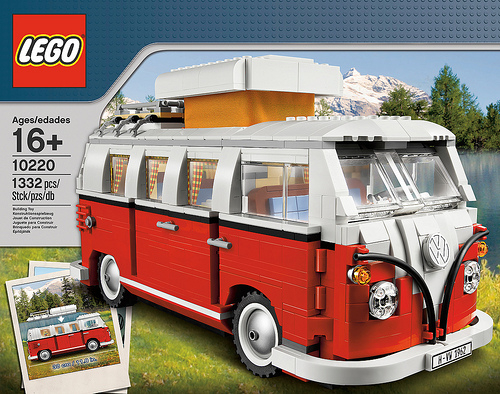 Nun kommt auch der VW Bulli aus Lego