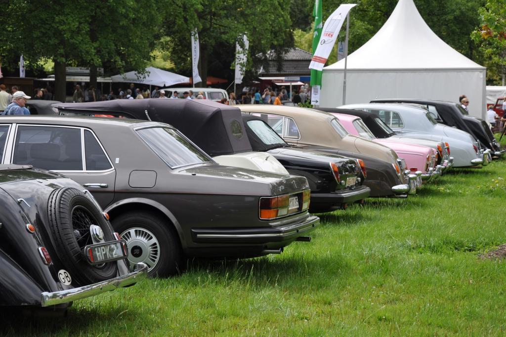 Verschiedene Rolls-Royce-Baureihen waren vertreten