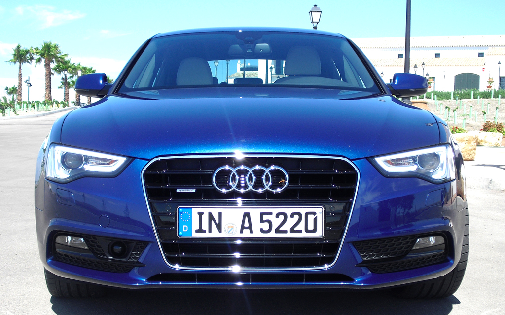 Audi A5: Blick auf die Frontpartie des Fünftürers. 