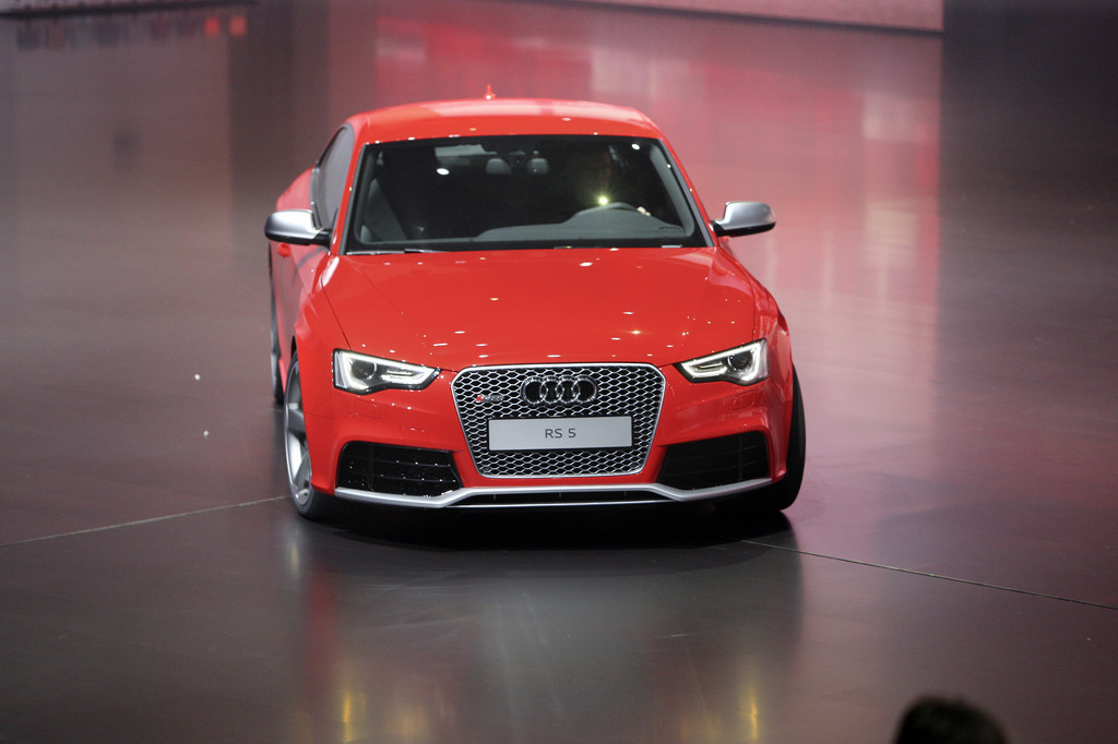Audi RS5 bei der Volkswagen-Vorabendversanstaltung 