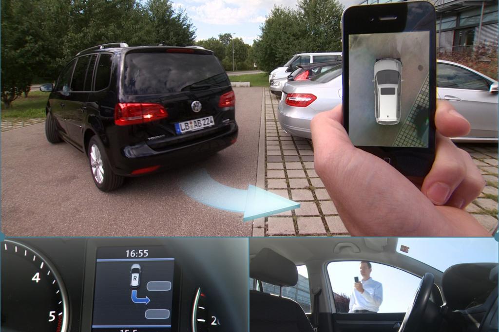 Autonomes Parken - Einparken mit dem Handy