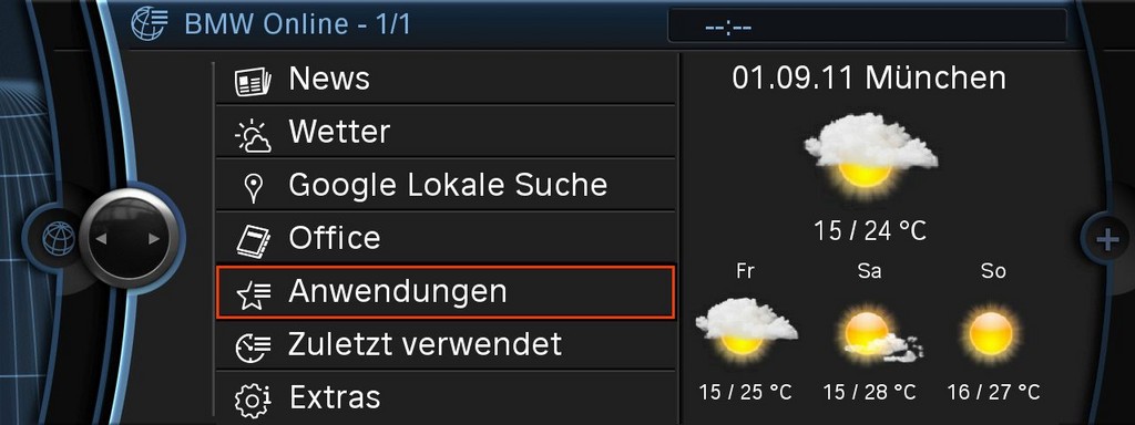 BMW erweitert seine internetbasierten Dienste im Auto.