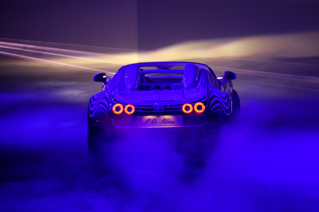Bugatti L'Or Blanc bei der VW-Vorabendversanstaltung 