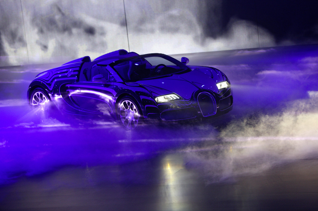 Bugatti L'Or Blanc bei der VW-Vorabendversanstaltung 