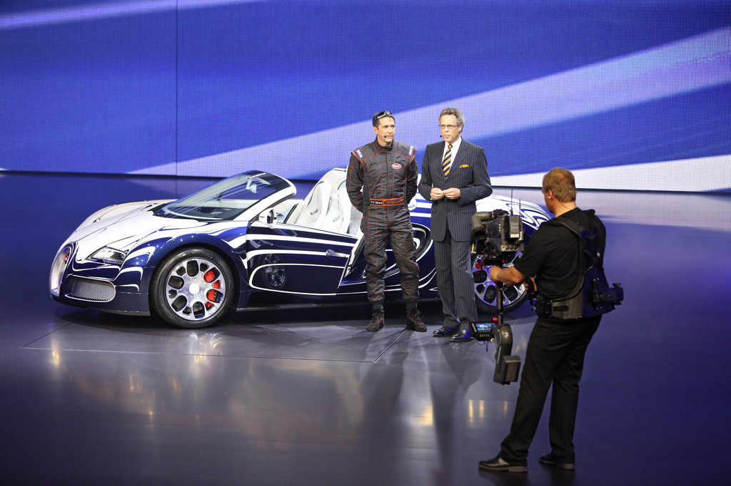 Bugatti L'Or Blanc bei der VW-Vorabendversanstaltung 