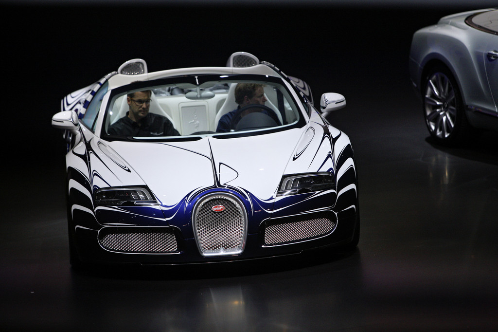 Bugatti L'Or Blanc bei der VW-Vorabendversanstaltung 
