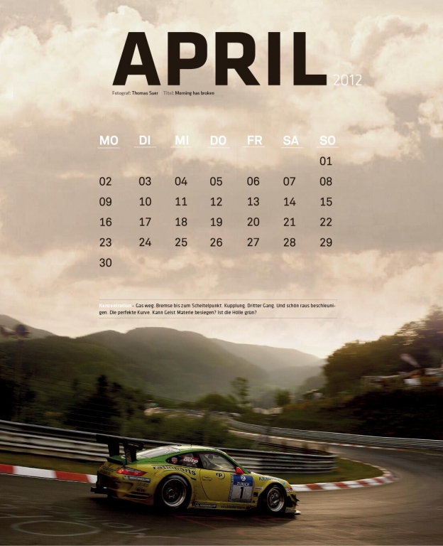 Castrol Kalender 2012: Fußball und Motorsport-Motive des Castrol Foto Awards