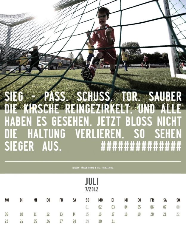 Castrol Kalender 2012: Fußball und Motorsport-Motive des Castrol Foto Awards