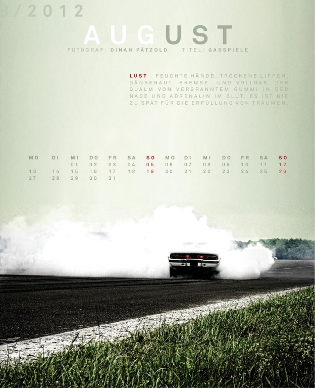 Castrol Kalender 2012: Fußball und Motorsport-Motive des Castrol Foto Awards