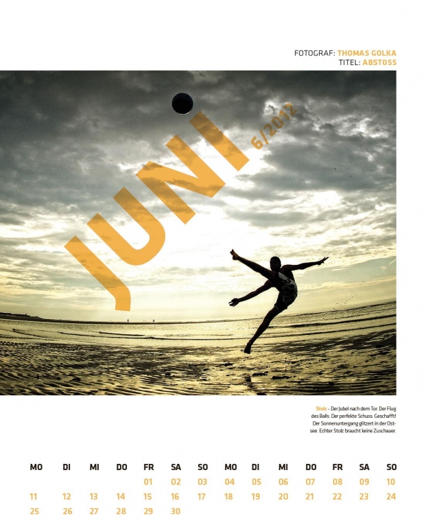 Castrol Kalender 2012: Fußball und Motorsport-Motive des Castrol Foto Awards