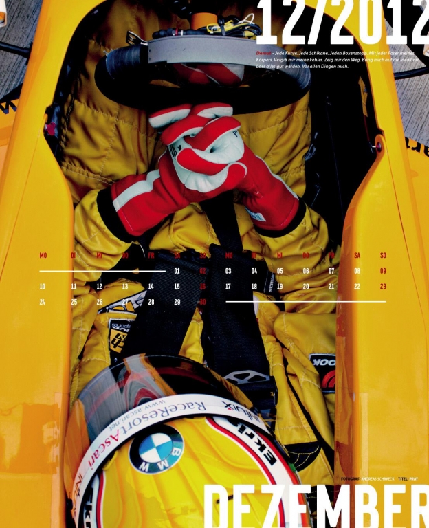 Castrol Kalender 2012: Fußball und Motorsport-Motive des Castrol Foto Awards
