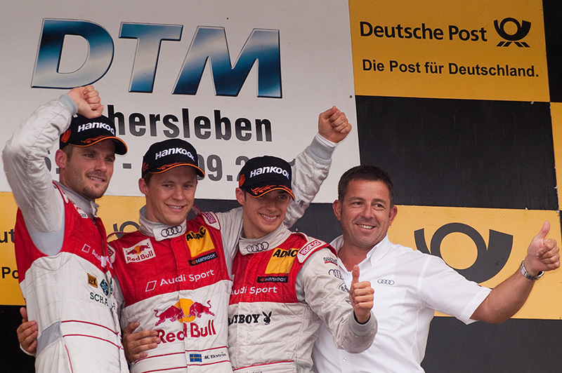 DTM-Oschersleben: Mattias Ekström ist der Regenkönig
