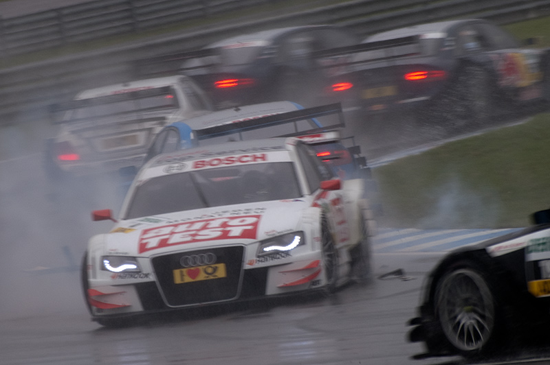 DTM-Oschersleben: Mattias Ekström ist der Regenkönig