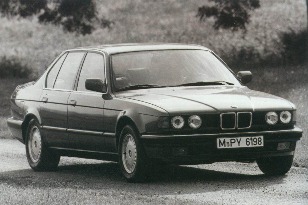 Der BMW 735i im Jahr 1986