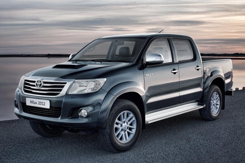 Der Hilux hat für die Messe beziehungsweise das neue Modelljahr ein neues Design bekommen. 