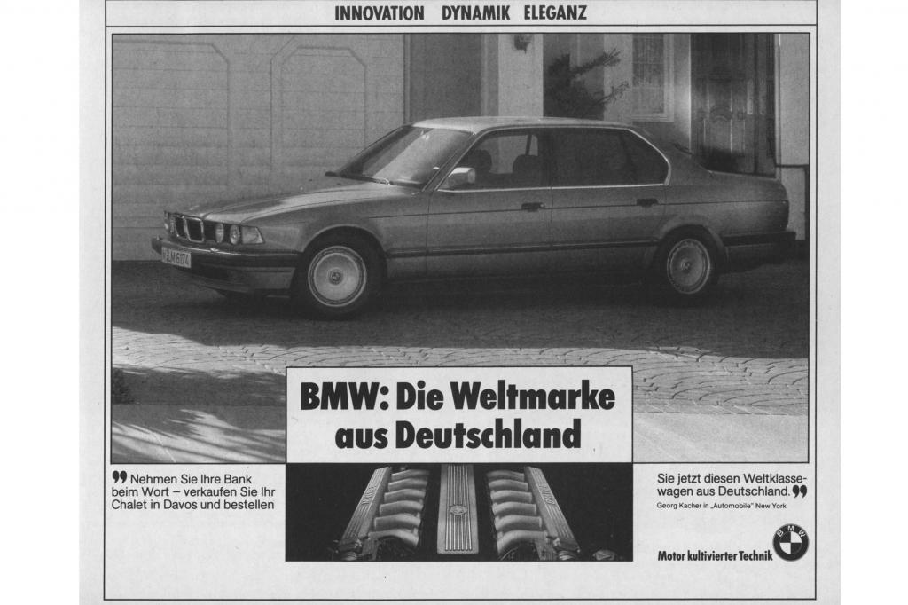 Der neue Stolz zeigte sich auch in der Werbung