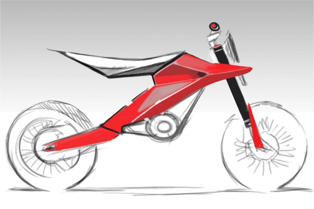Die Designstudie von Husqvarna Motorcycles. 
