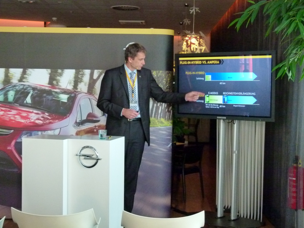 Dr.-Ing. Christian Kunstmann, stellvertretender Chefingenieur für Elektro-Fahrzeuge Opel