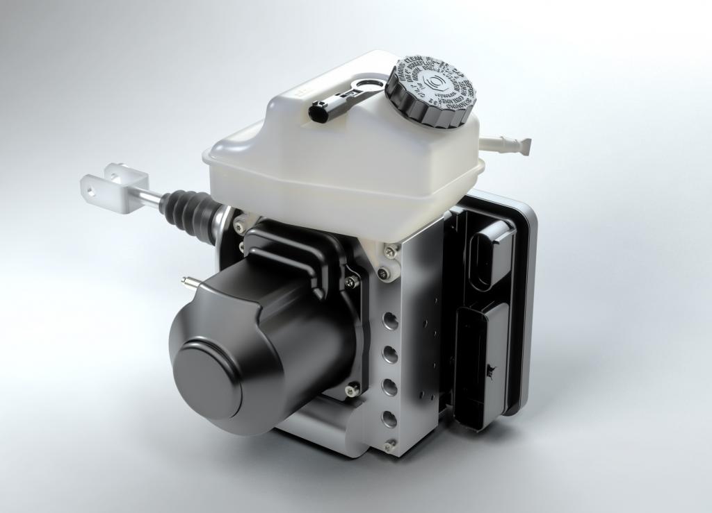 Elektromotor für Bremskraftverstärker - Flüsterbremse für E-Autos