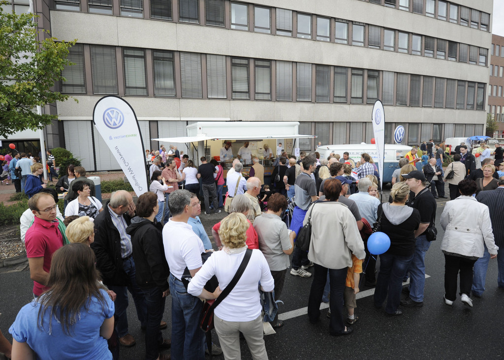 Familienfest im Nutzfahrzeugwerk von Volkswagen in Hannover.